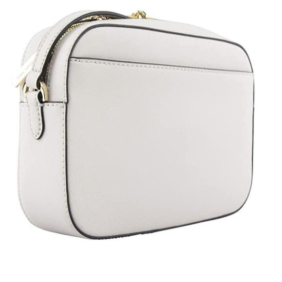 NWT Michael Kors Leather Crossbody Shoulder Bag Pale Blush Cream Chalk MINT - Picture 3 of 11